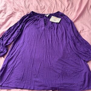 LuLaRoe Debra 3/4 sleeve top
